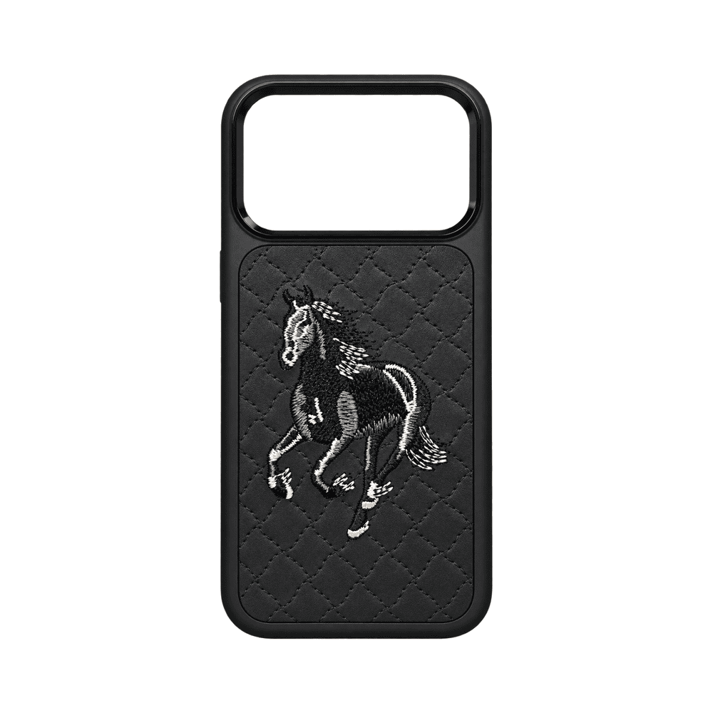 POLO SANTA BARBARA LEATHER CASE IPHONE 18 PRO MAX/17 PRO MAX BLACK