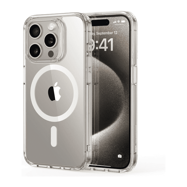 APPLE IPHONE 15 PRO MAX SILICONE CASE CLEAR WITH MAGSAFE