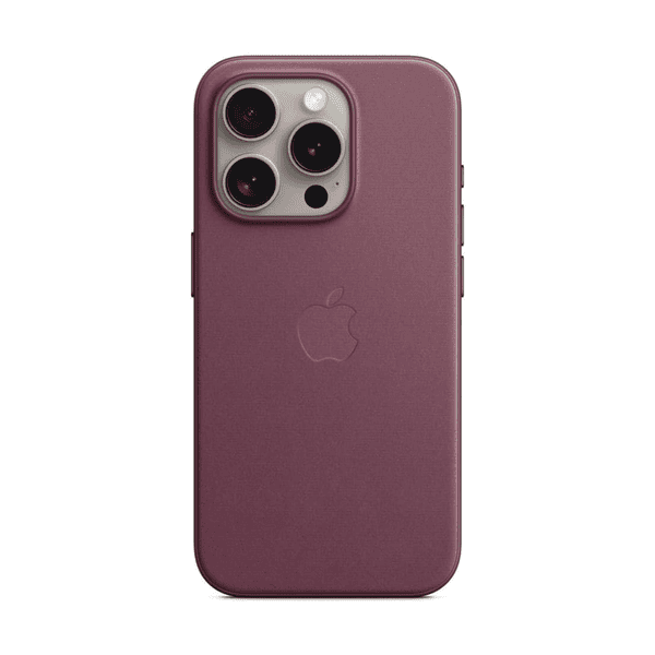 Apple iPhone 15 Pro Finewoven Case with Magsafe - Mulberry