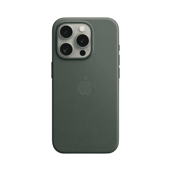 APPLE IPHONE 15 PRO FINEWOVEN CASE MT4U3ZM/A EVERGREEN WITH MAGSAFE 