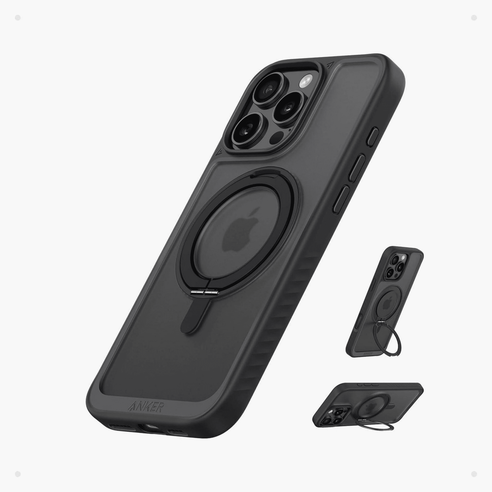 ANKER A90H1H1A MAGGO MAGNETIC CASE WITH STAND 360° RING STAND IPHONE 16 PRO BLACK