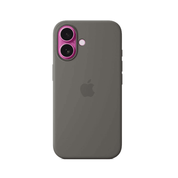 Apple iPhone 16 Silicone Case with MagSafe - Stone Gray