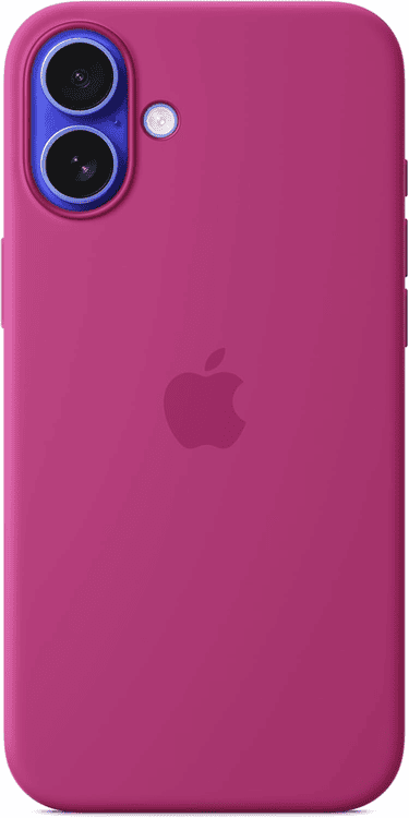 Apple iPhone 16 Plus Silicone Case with MagSafe - Fuchsia