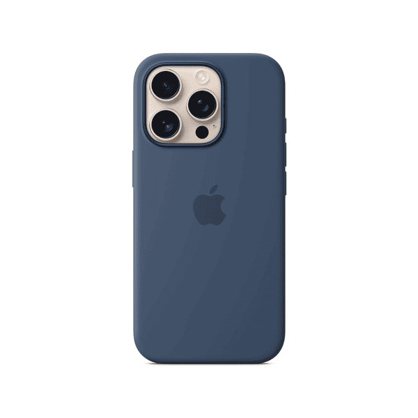 Apple iPhone 16 Pro Silicone Case with MagSafe - Denim