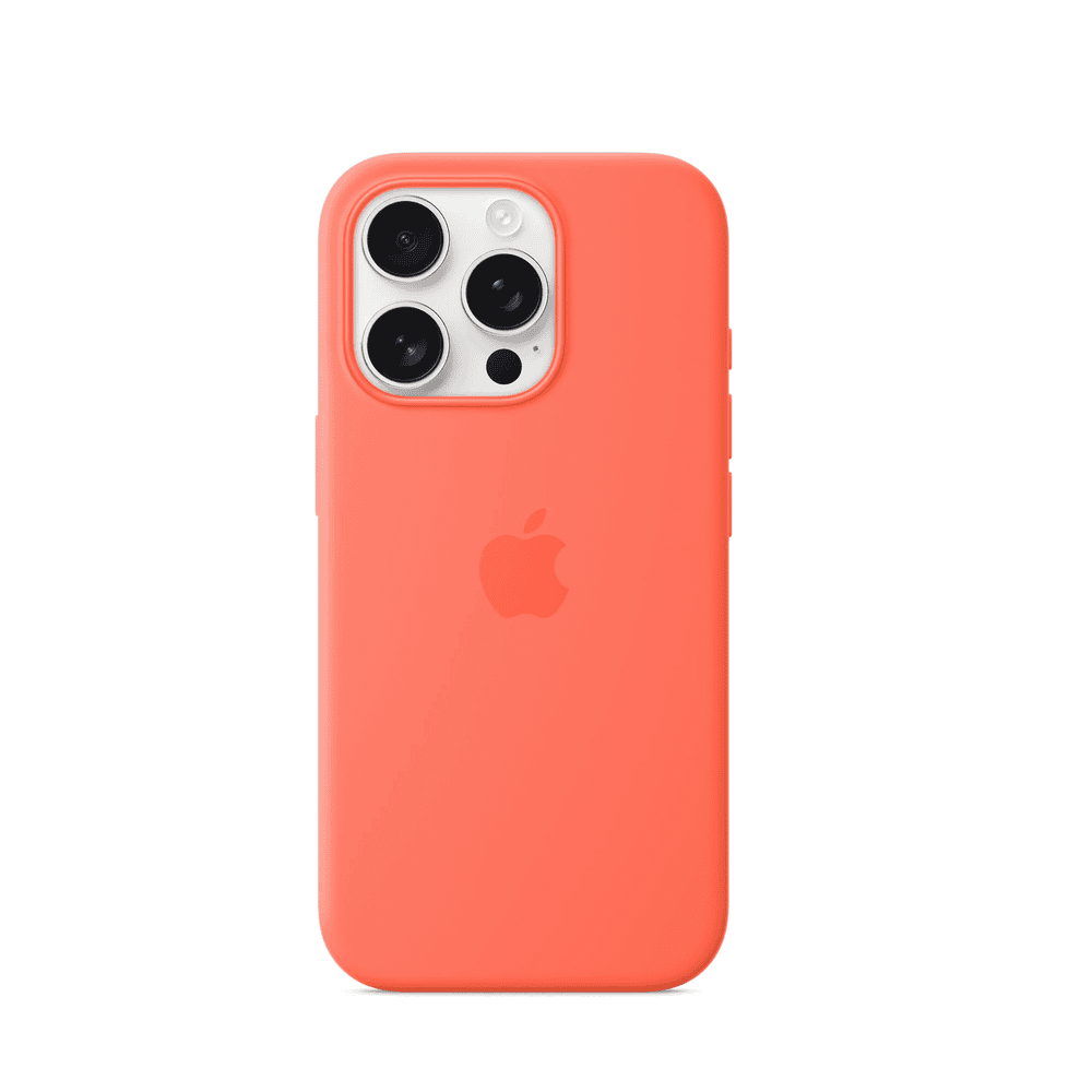 Apple Tangerine Silicone Case with MagSafe for iPhone 16 Pro