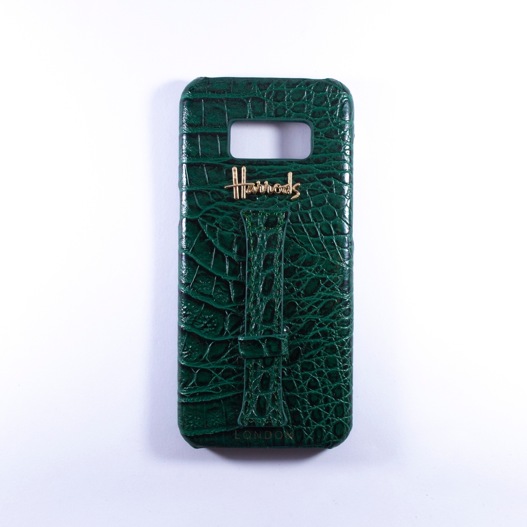 HARRODS HARD COVER GALAXY S8 GREEN