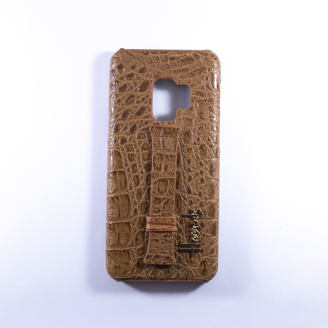 HARRODS HARD COVER GALAXY S9 BROWN