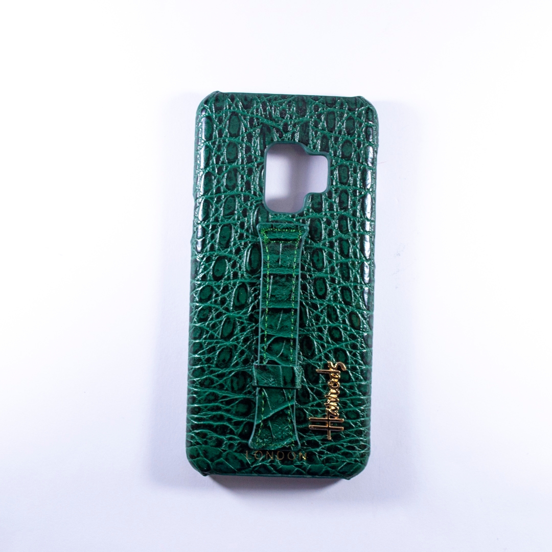 HARRODS HARD COVER GALAXY S9 GREEN