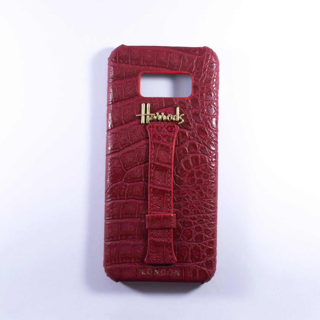 HARRODS HARD COVER GALAXY S8 RED