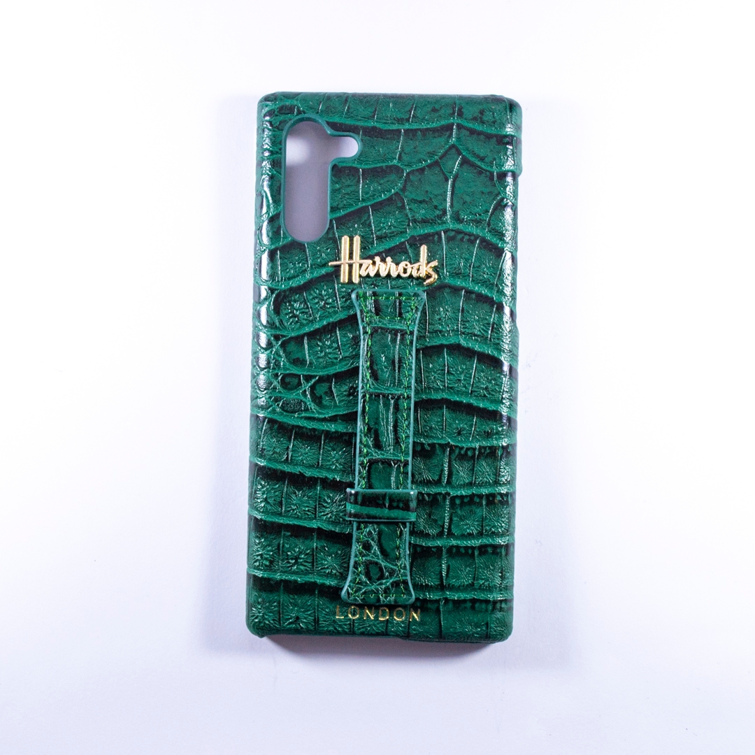 HARRODS HARD COVER GALAXY NOTE10 GREEN