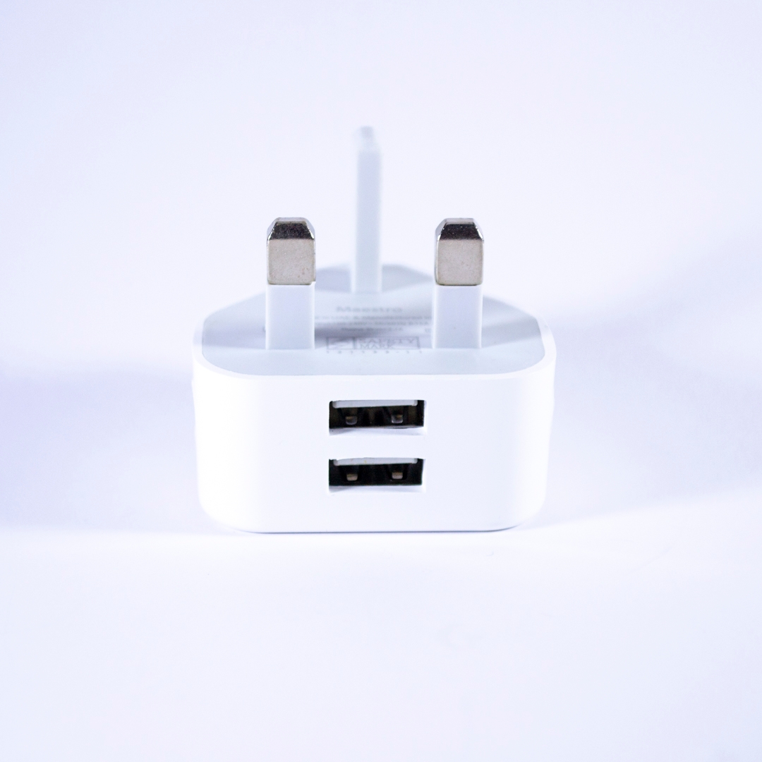 MAESTRO 2USB PORT TRAVEL ADAPTER
