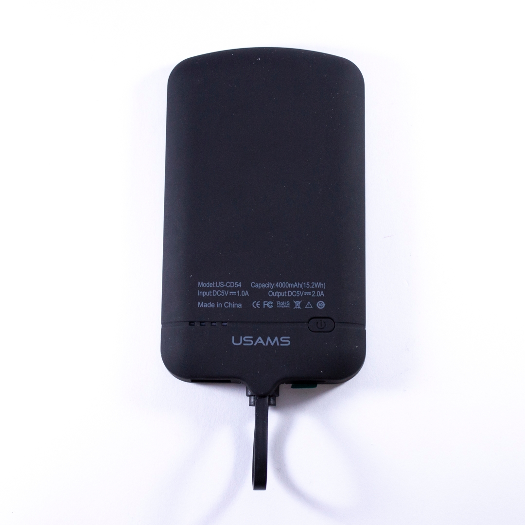 USAMS BACK CLIPPED POWER BANK 4000mAh