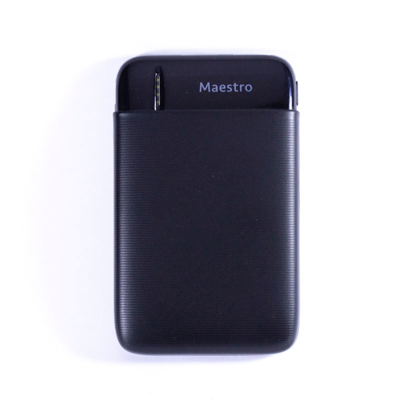 MAESTRO PORTABLE POWER BANK 5000mAh BLACK