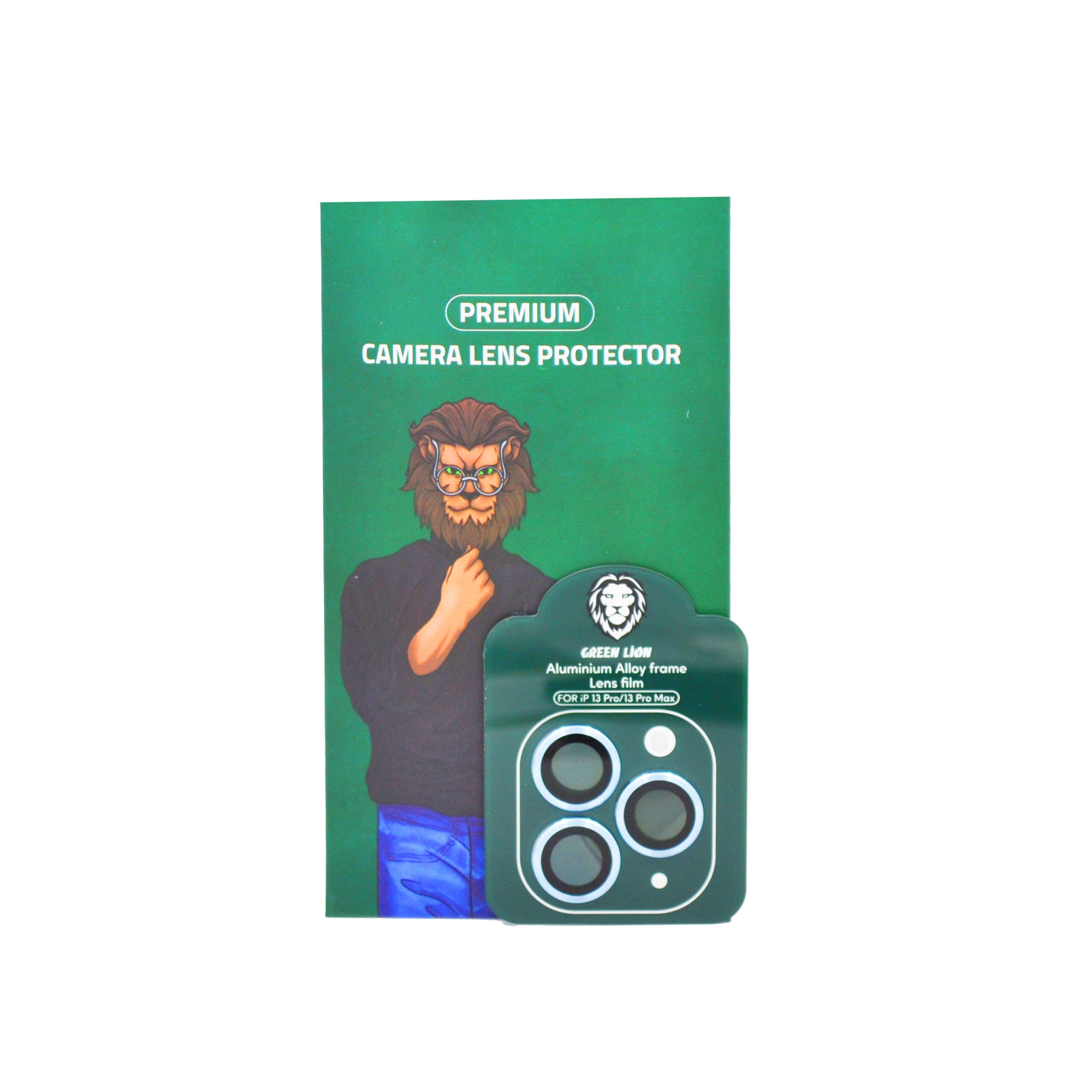 GREEN ANTI GLARE CAMERA GLASS PROTECTOR FOR IPHONE 13 PRO/PRO MAX BLUE