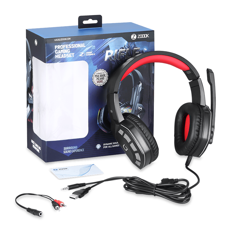 ZOOOK RIFFLE PROFESSIONAL GAMING HEADSET