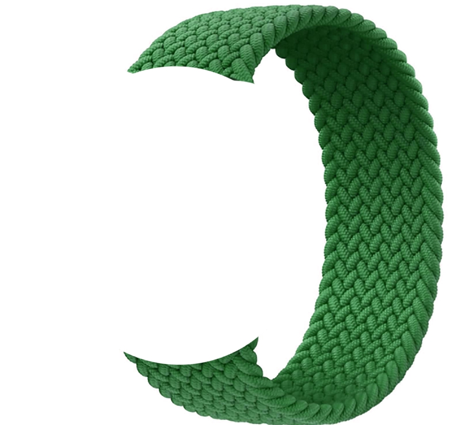 COTEETCL W60 NYLON BRAIDED WATCH BAND 38/40 MM GREEN