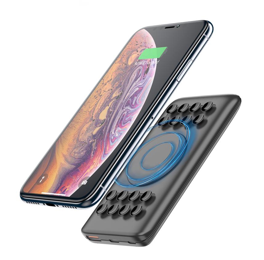 ISAFE SUCTION PD POWER BANK 10000 MAH BLACK 