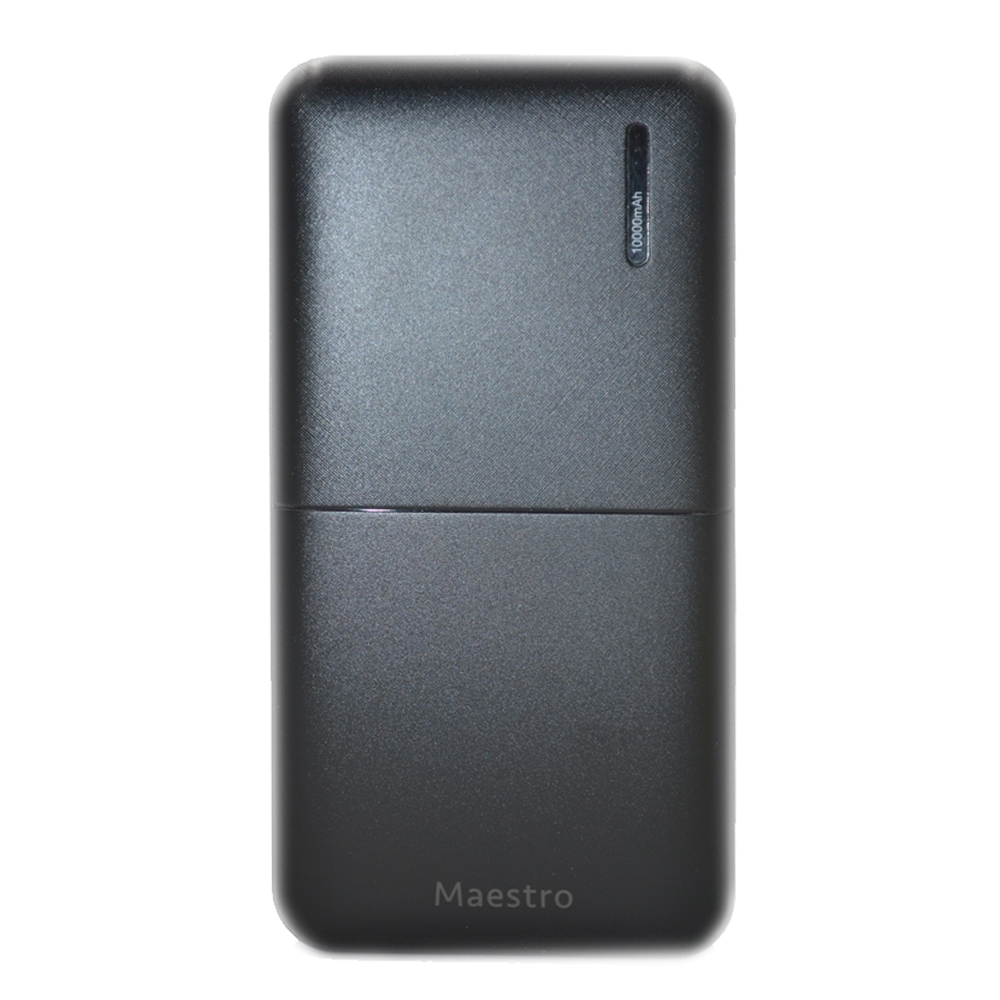 MAESTRO 2USB POWER BANK 10000mAh BLACK