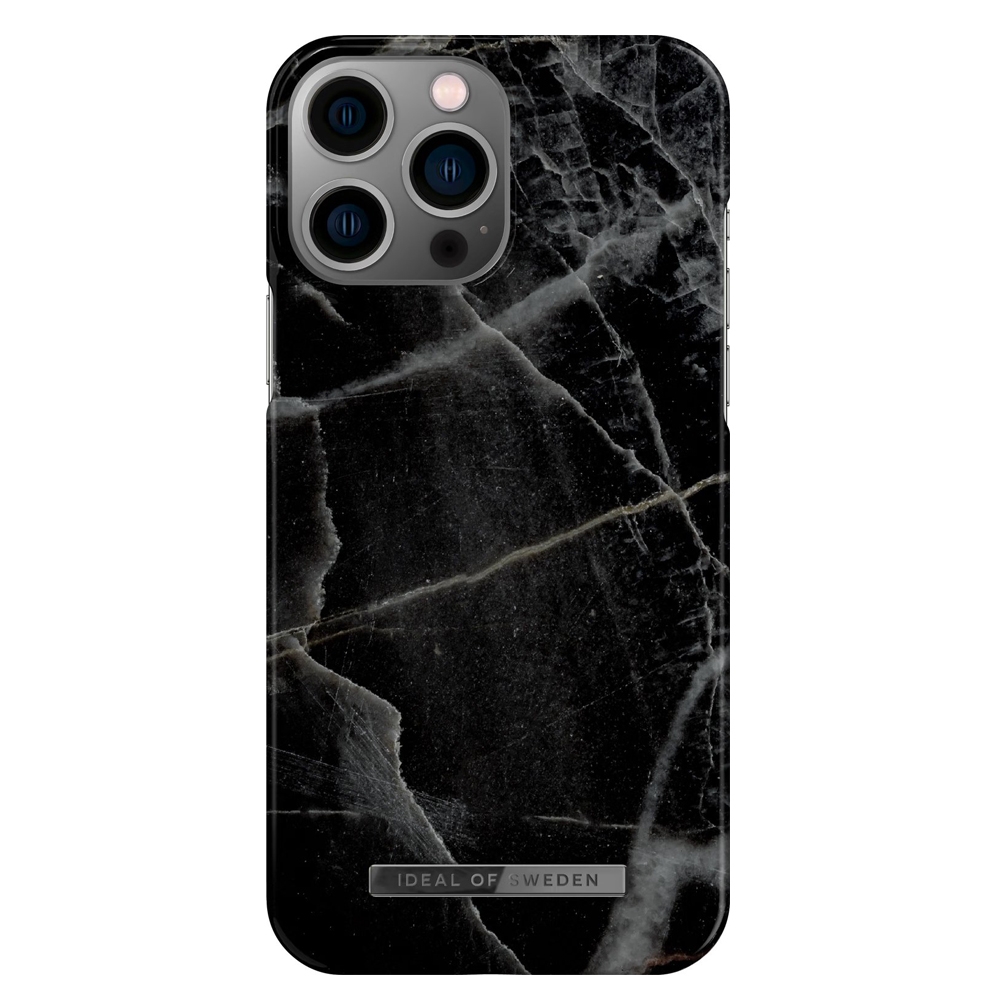FASHION CASE IDEAL OF SWEDEN CASE MAGSAFE IPHONE 14 PLUS BLACK THUNDER MARBLE