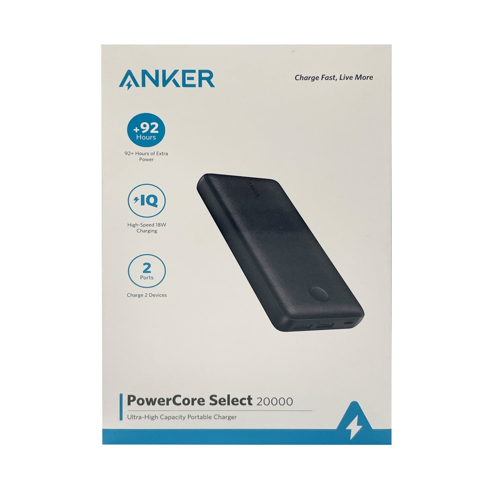 ANKER POWERCORE SELECT 20000 MAH BLACK