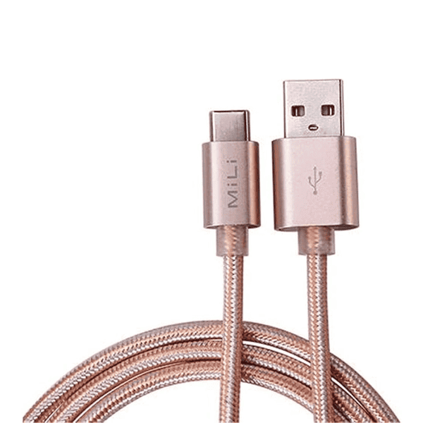 MILI TYPE C TO USB CABLE 1 M GOLD 