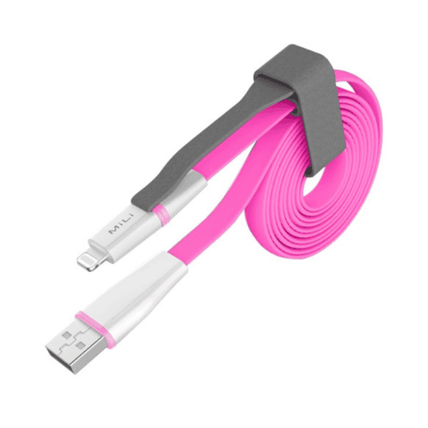 MILI LIGHTNING TO USB CABLE 1M PINK