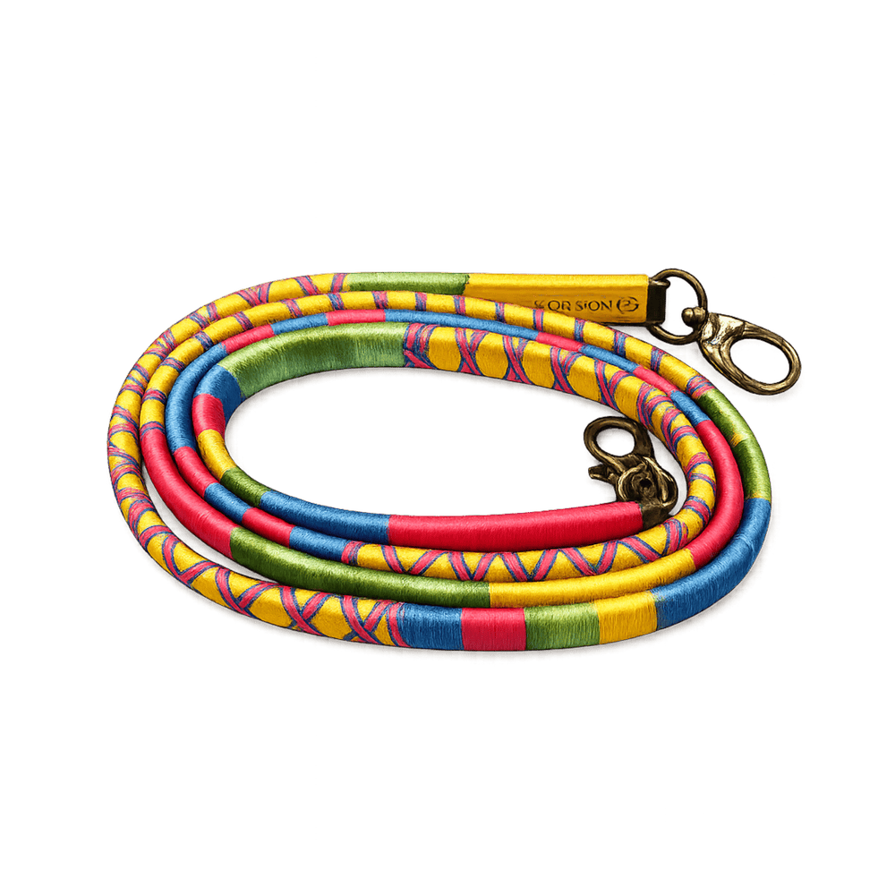 VORSON PURPLE MIX 100% HANDMADE PHONE AND BAG STRAPS