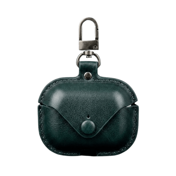 LEATHER CASE AIRPODS PRO2 GREEN