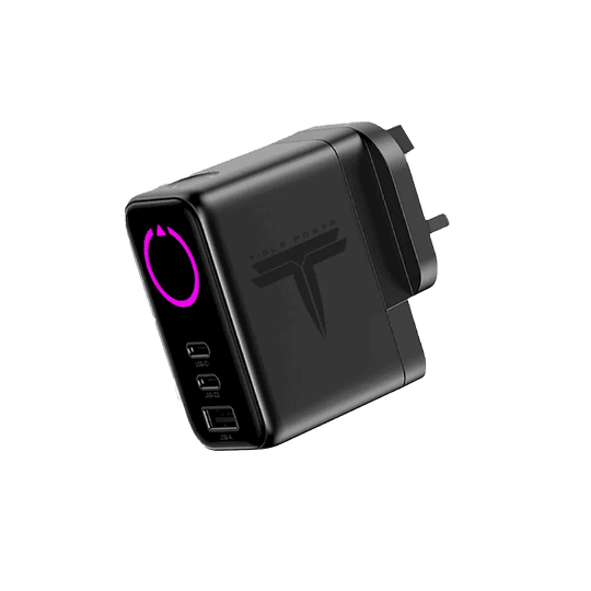 TISLA POWER GAN CHARGER 140W WITH TFT DISPLAY