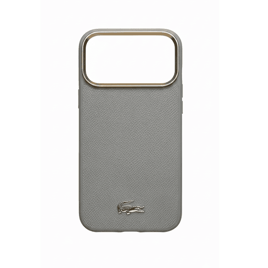 LACOSTE MAGSAFE PU LEATHER HARD CASE WITH CROCO PIN LOGO WITH IPHONE 17 PRO MAX - TA UPE