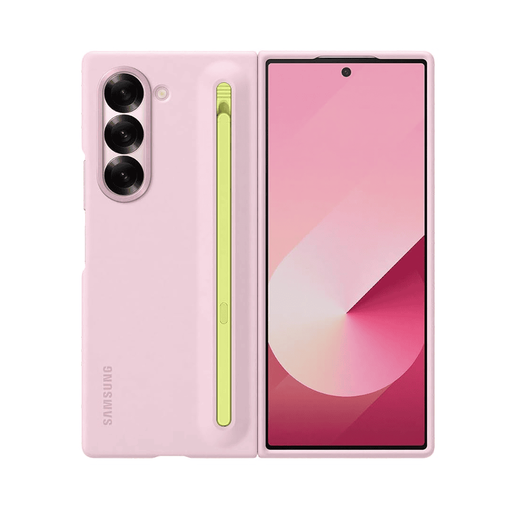 Samsung Galaxy Z Fold6 Pink Case with S Pen Slot