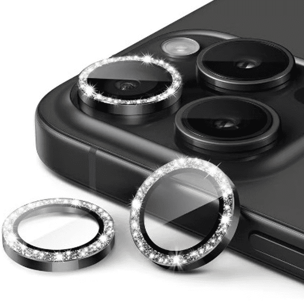 CAMERA GUARD SCREEN PROTECTOR GLITTER IPHONE 15 PRO MAX