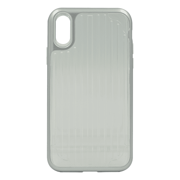 KAJSA TRANS-SHIELD COLLECTION IPHONEX BACK CASE 3-TRS-IX-SL SILVER