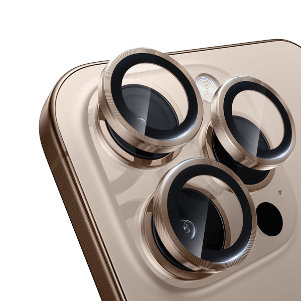 Camera Lens Protector for iPhone 16 Pro Max - Desert Titanium