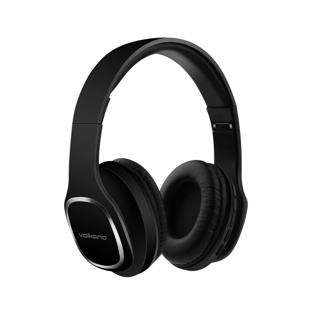  VOLKANO PHONIC SERIES VK-2002 BLUETOOTH HEADPHONE BLACK