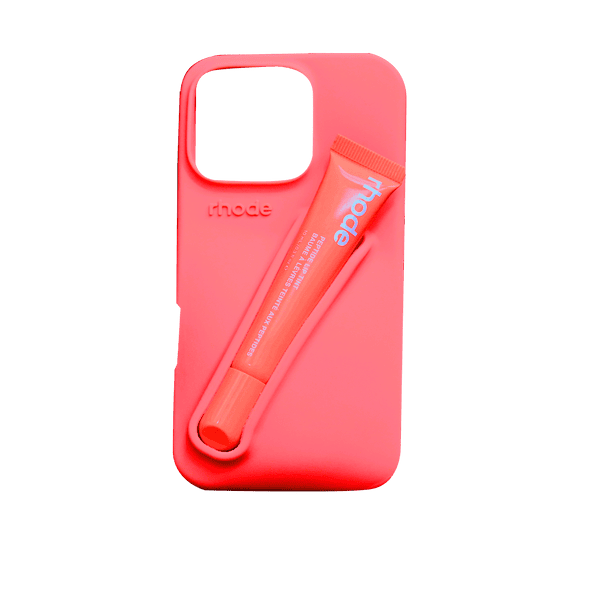 RHODE LIPSTICK SILICONE CASE IPHONE 14/15 PRO MAX RED