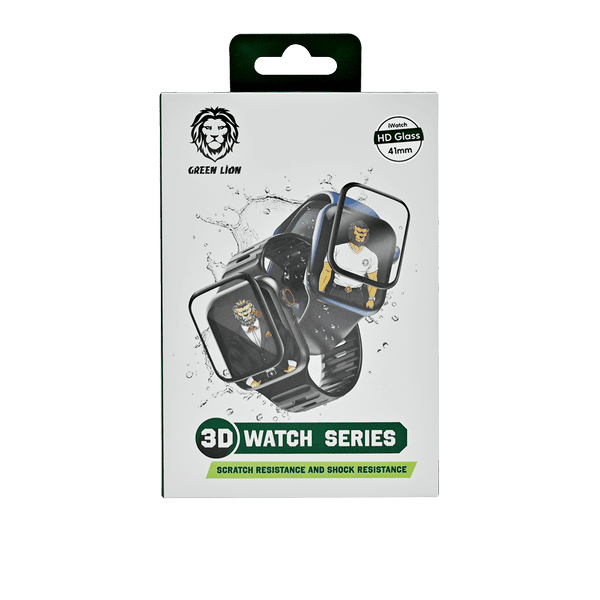 GREEN TEMPERED GLASS SCREEN PROTECTOR WATCH 41MM