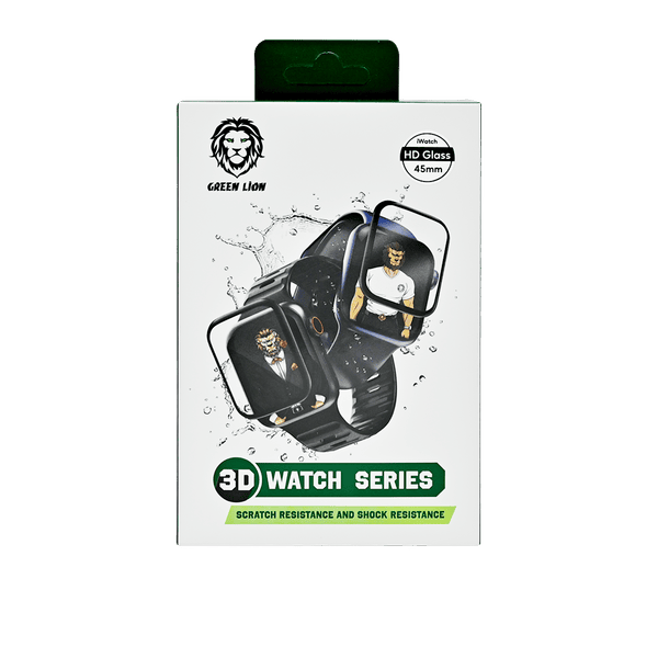 GREEN TEMPERED GLASS SCREEN PROTECTOR WATCH 45MM