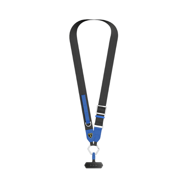 Automoili Lamborghini Mobile Lanyard Holder - Blue, 1 Pcs