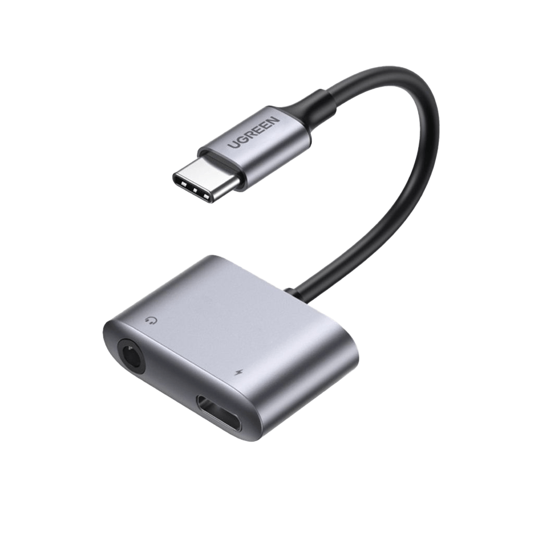 UGREEN USB-C to 3.5mm Audio Adapter with Power Supply