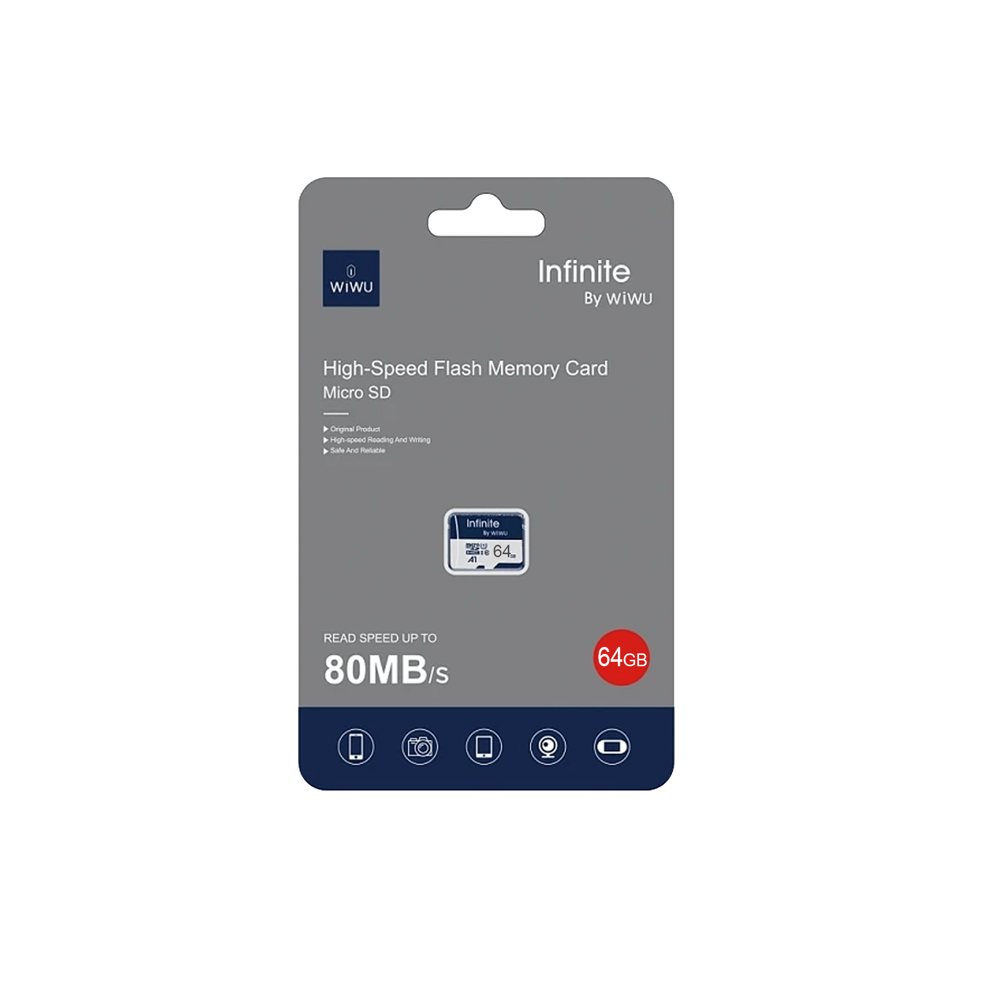 WiWU Infinite microSDXC Memory Card, 64GB