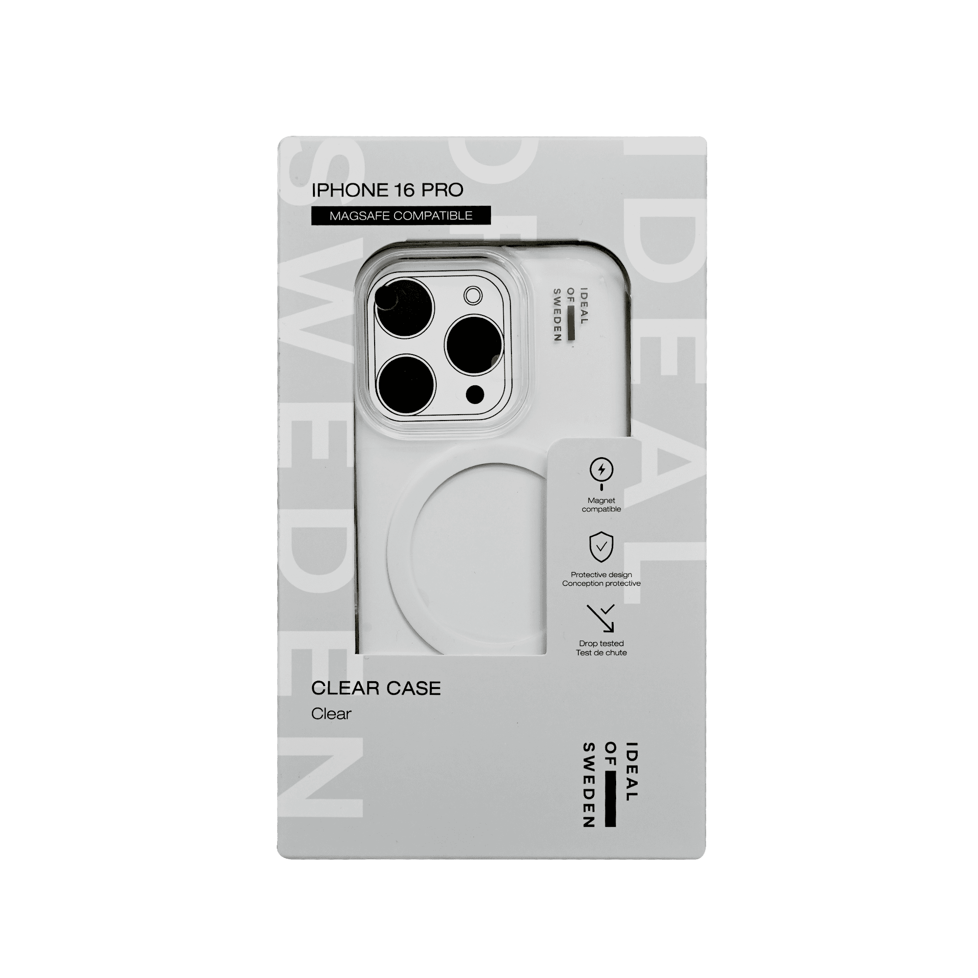 IDEAL OF SWEDEN CLEAR CASE WITH MAGSAFE IPHONE 16 PRO CLEAR
