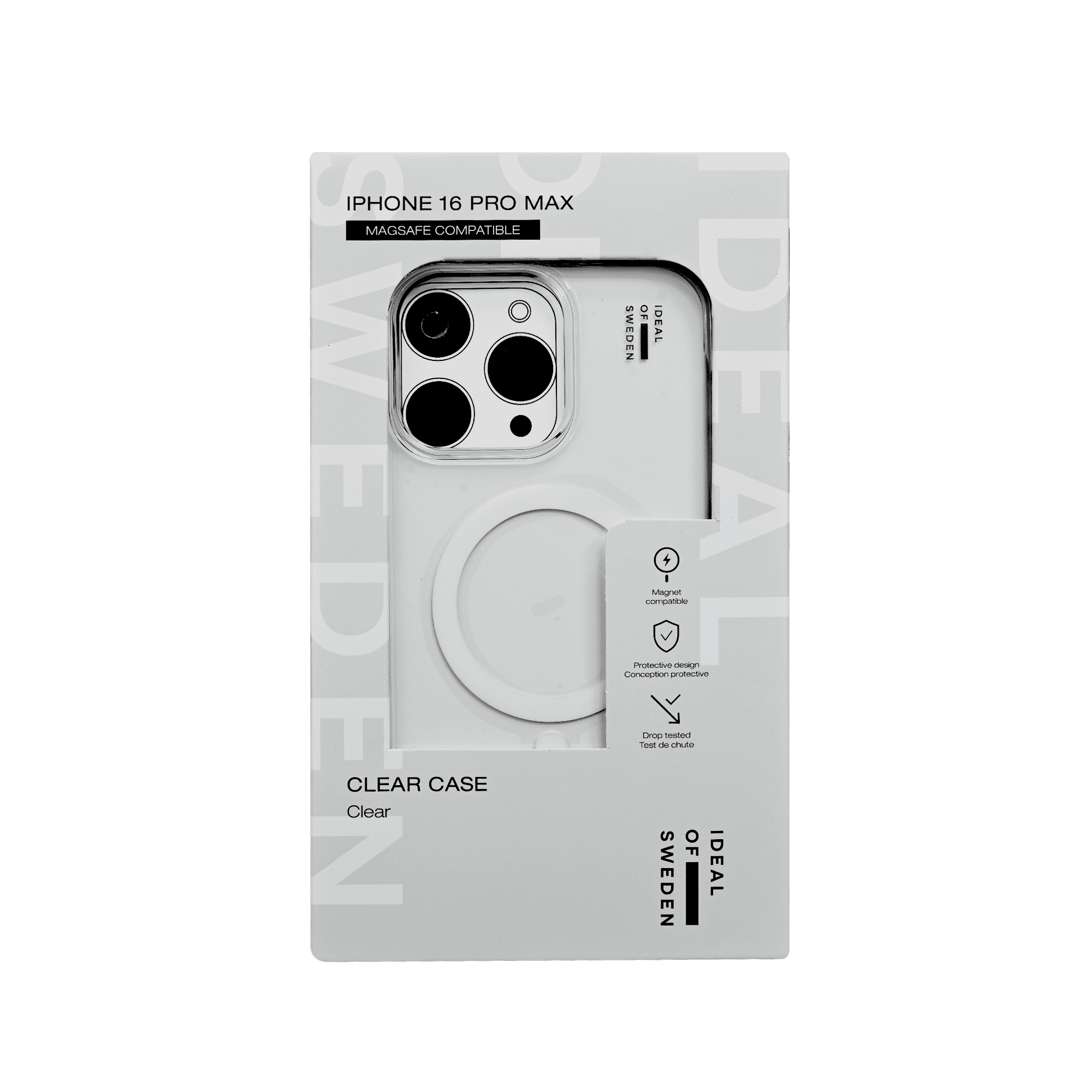 IDEAL OF SWEDEN CLEAR CASE WITH MAGSAFE IPHONE 16 PRO MAX CLEAR