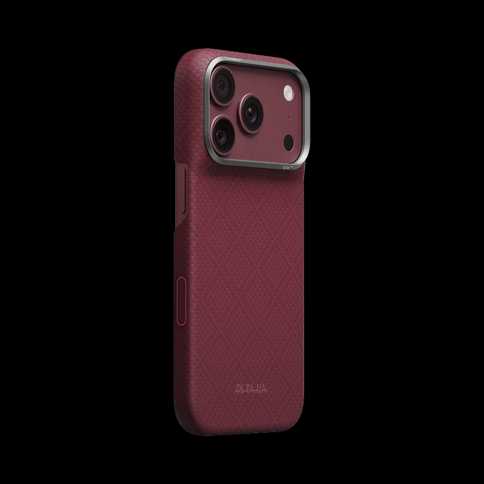 PITAKA ULTRA SLIM CASE (EDGE) IPHONE18/17 PRO - BURGUNDY-03 KI817P