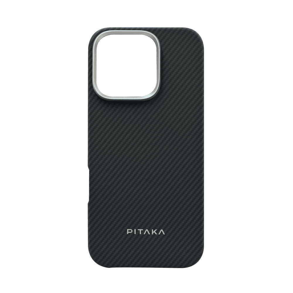 Pitaka MagEZ MagSafe Case 6 for iPhone 16 Pro (600D) Black/Grey Twill