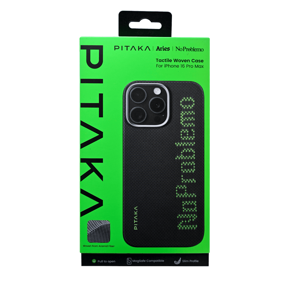 Pitaka Aries Tactile Woven Case for iPhone 16 Pro max - NoProblemo