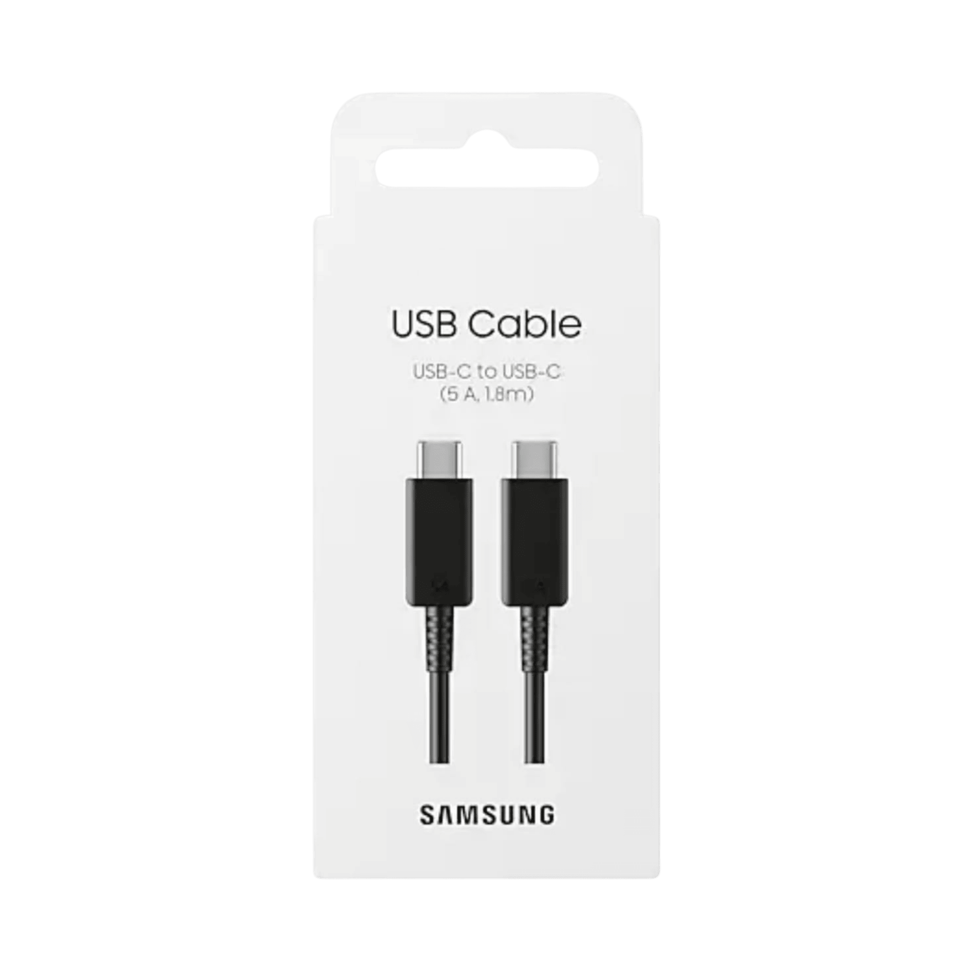 SAMSUNG TYPE-C TO TYPE-C 5A DATA CABLE BLACK 1.8 METER