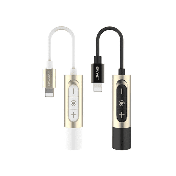 كبل 3.5 متر SJ085[C USAMS LIGHTNING TO 3.5MM ADAPTER SJ085]