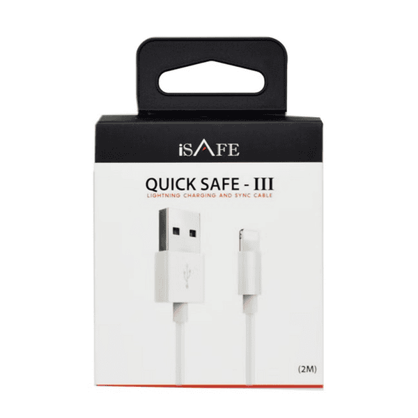 كابل اي سيف ايفون [ISAFE USB CABLE LIGHTNING]