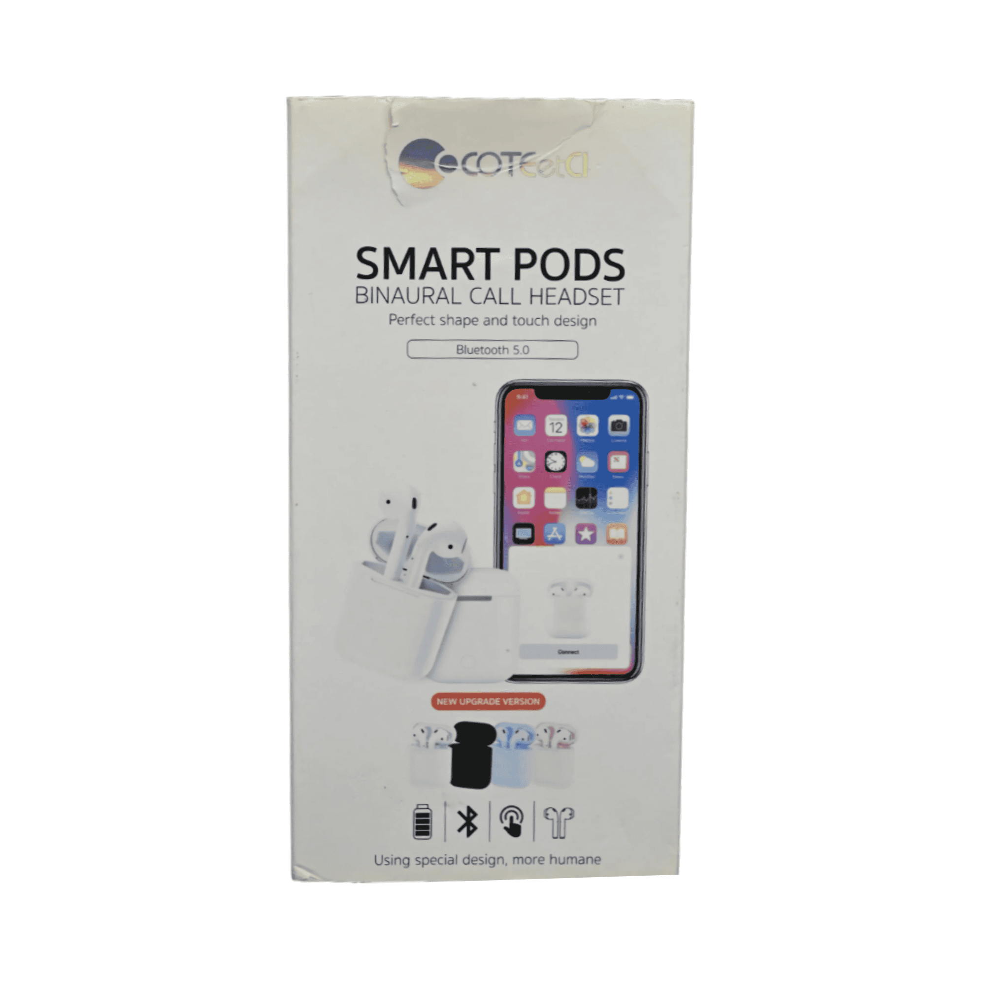 COTEETCL SMART AIRPLUS BLUETOOTH HEADSET BLUE